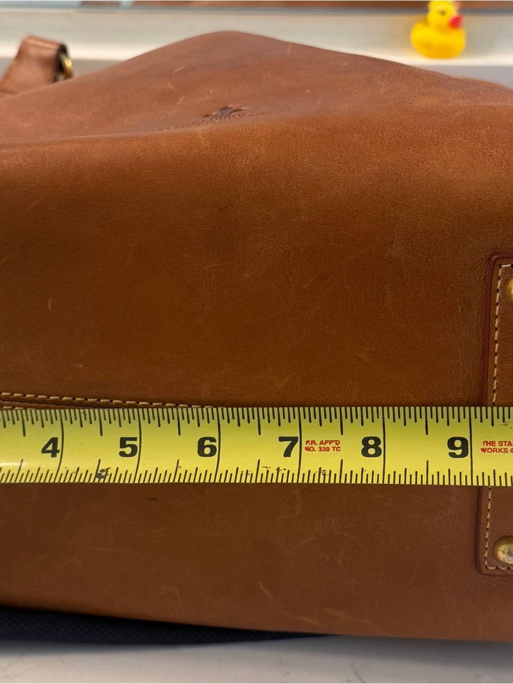 Dooney & Bourke Florentine Large Drawstring Tote in natural - Picture 13 of 13